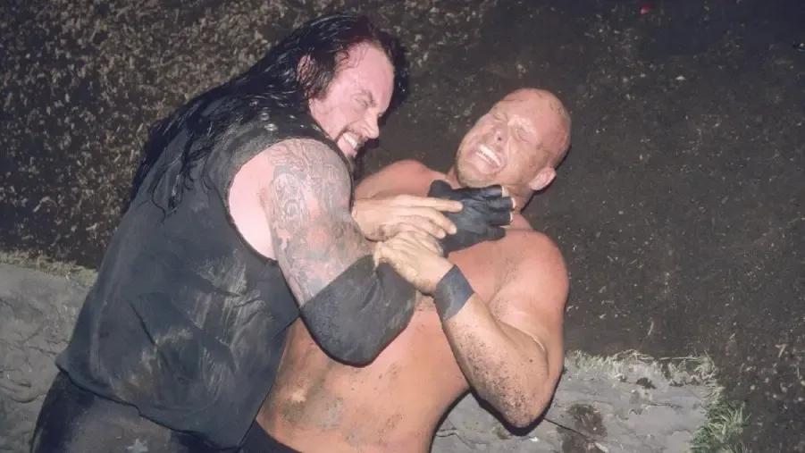 The undertaker steve austin buried alive rock bottom 1998