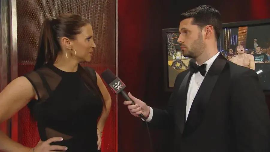 Tom phillips stephanie mcmahon slap 2015