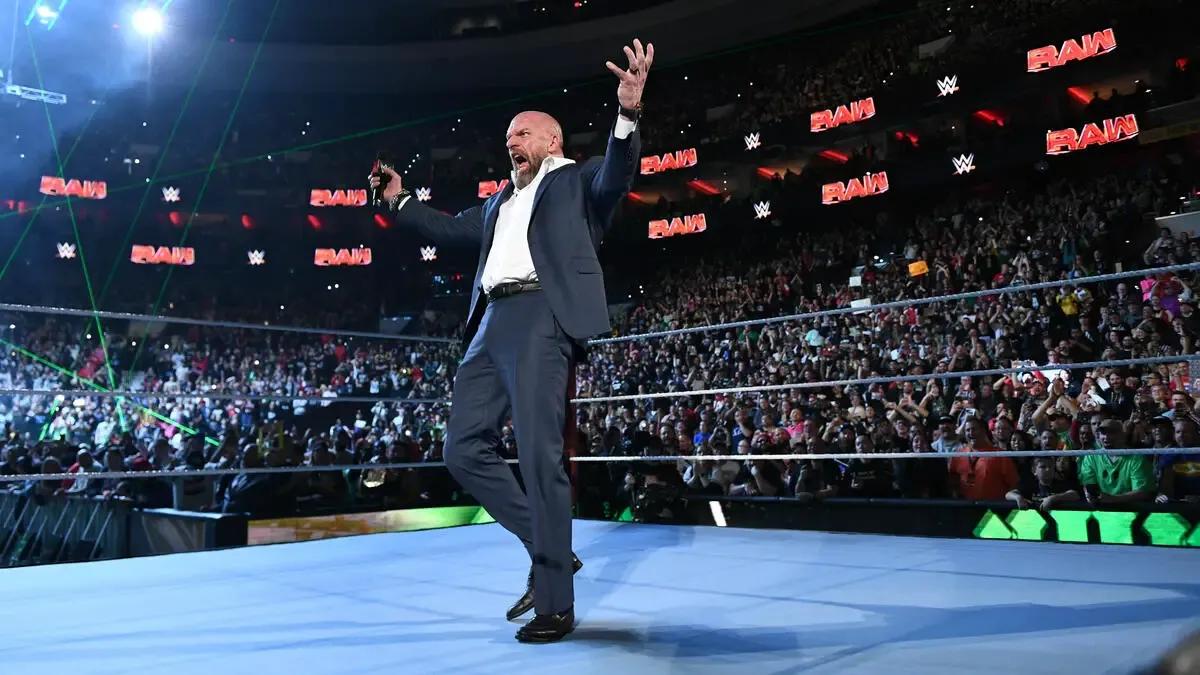 Triple H April 2024 Raw after WrestleMania celebrating.jpeg