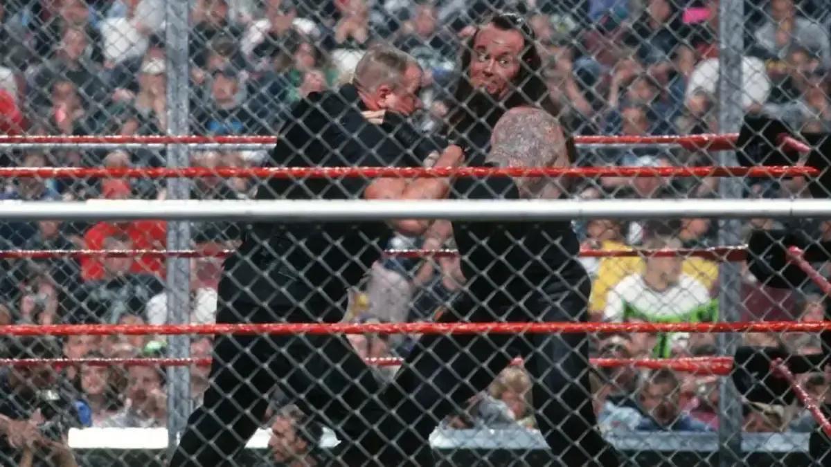 Undertaker boss man wrestlemania 15 hell in a cell