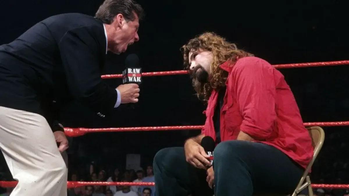 Vince McMahon Mick Foley 2001.jpg