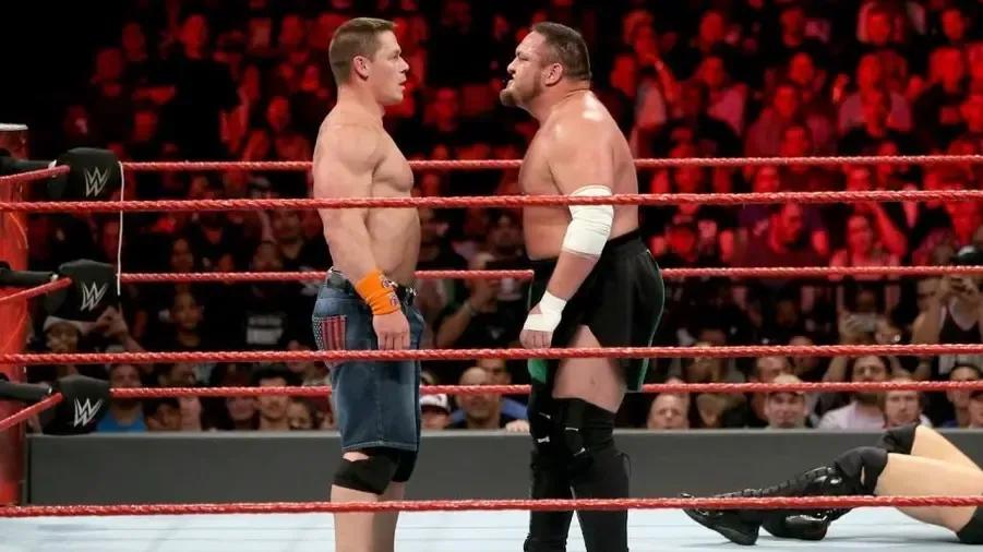 WWE Raw- John Cena- Samoa Joe- 2018.jpg