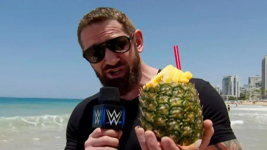 Wade Barrett and His Pineapple.jpg